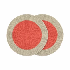 Baumwoll-Tischsets 'Raspberry', 2er-Set