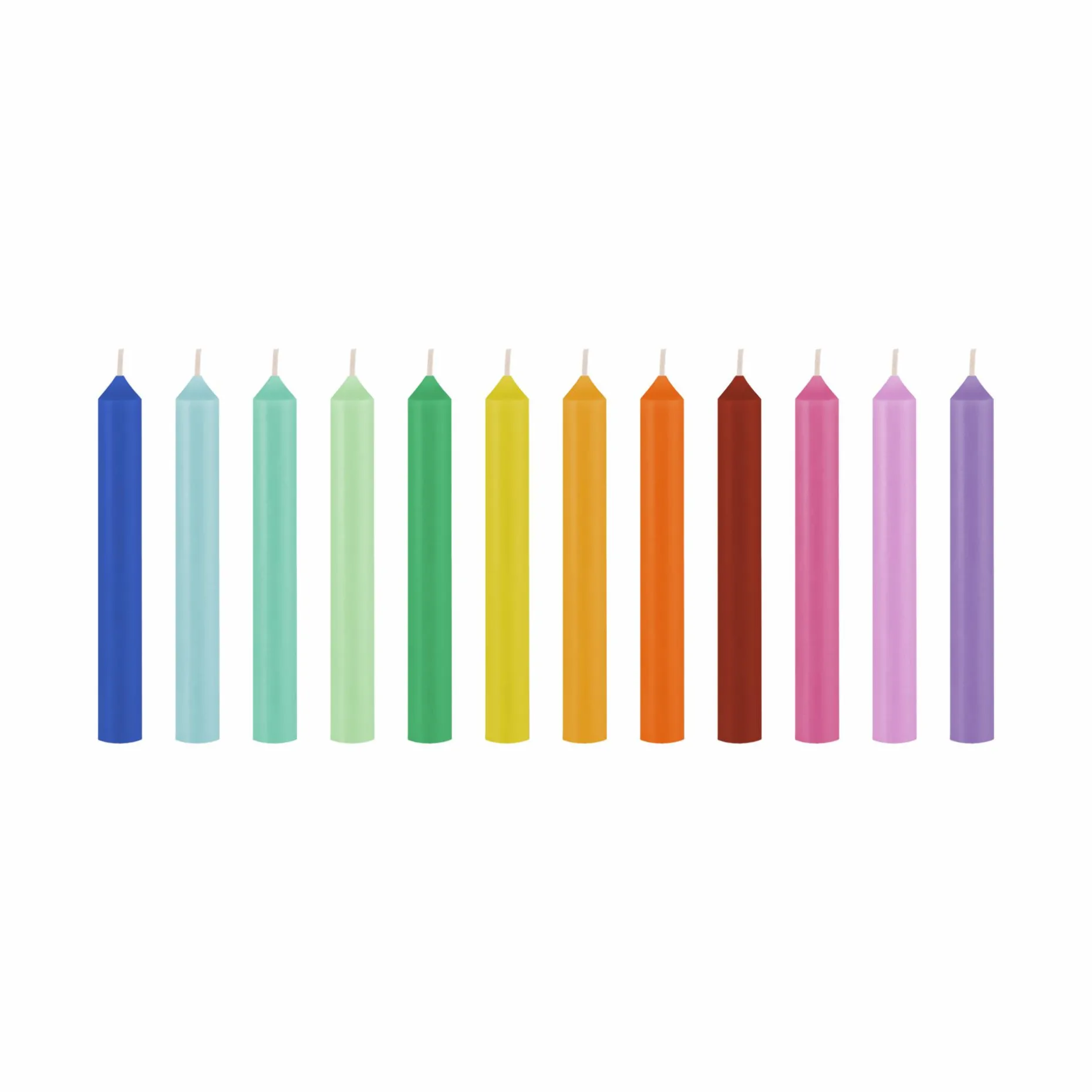 Geburtstagskerzen-Set 'Candy', 12er-Set