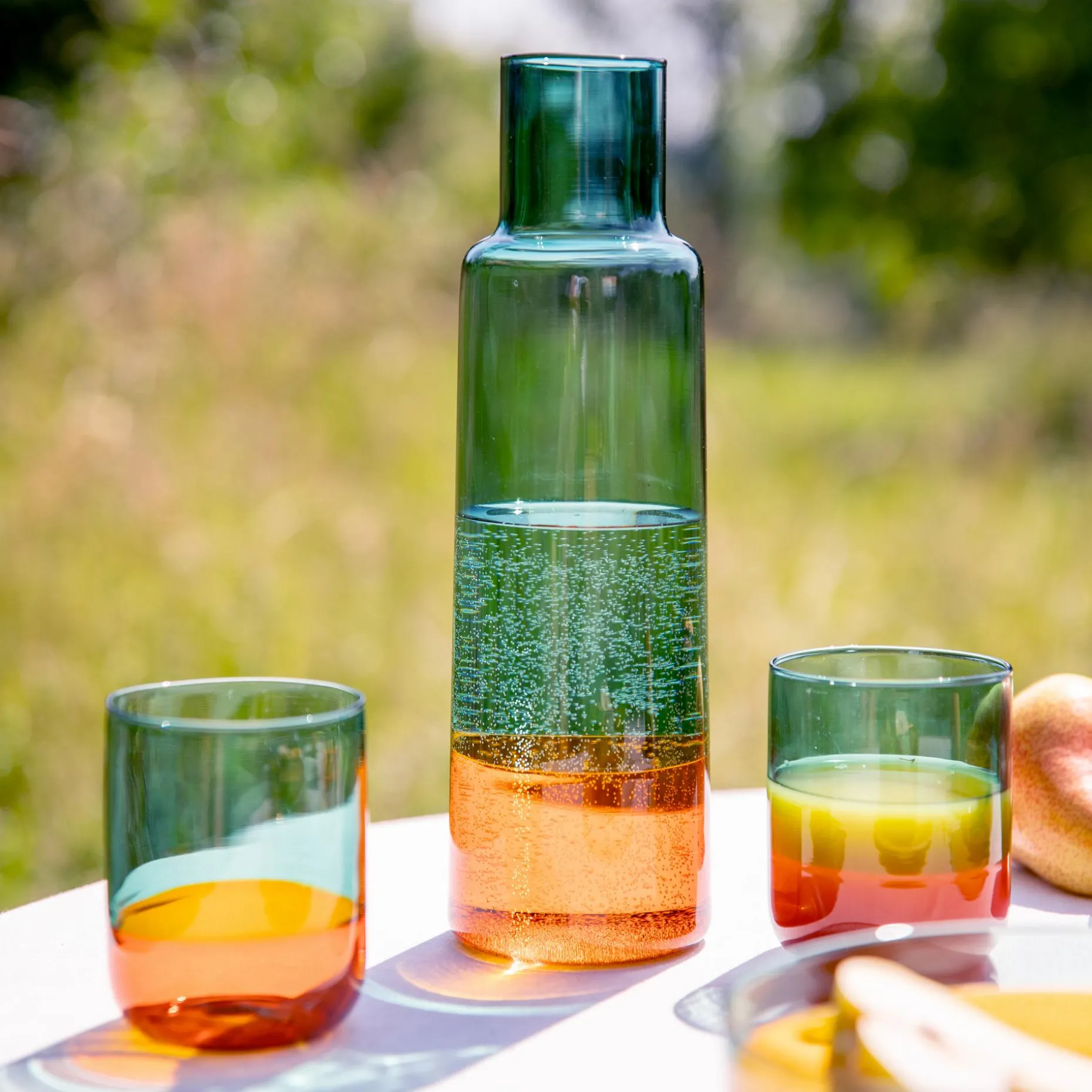 Glaskaraffe 'amber'