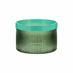 Glasschale Groove 'green'