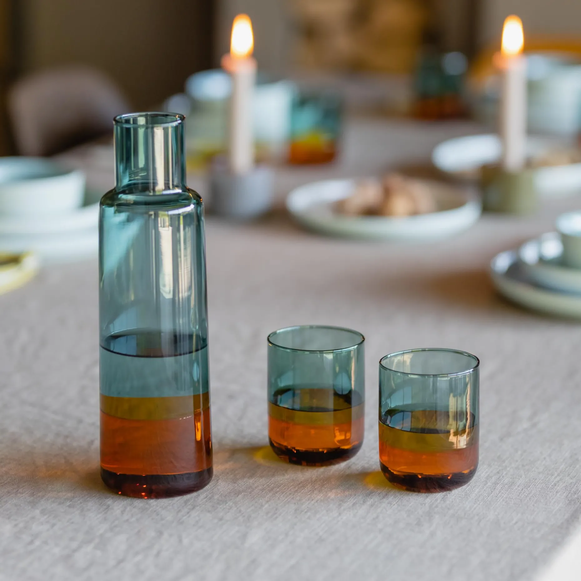 Gläser 'amber', 2er-Set