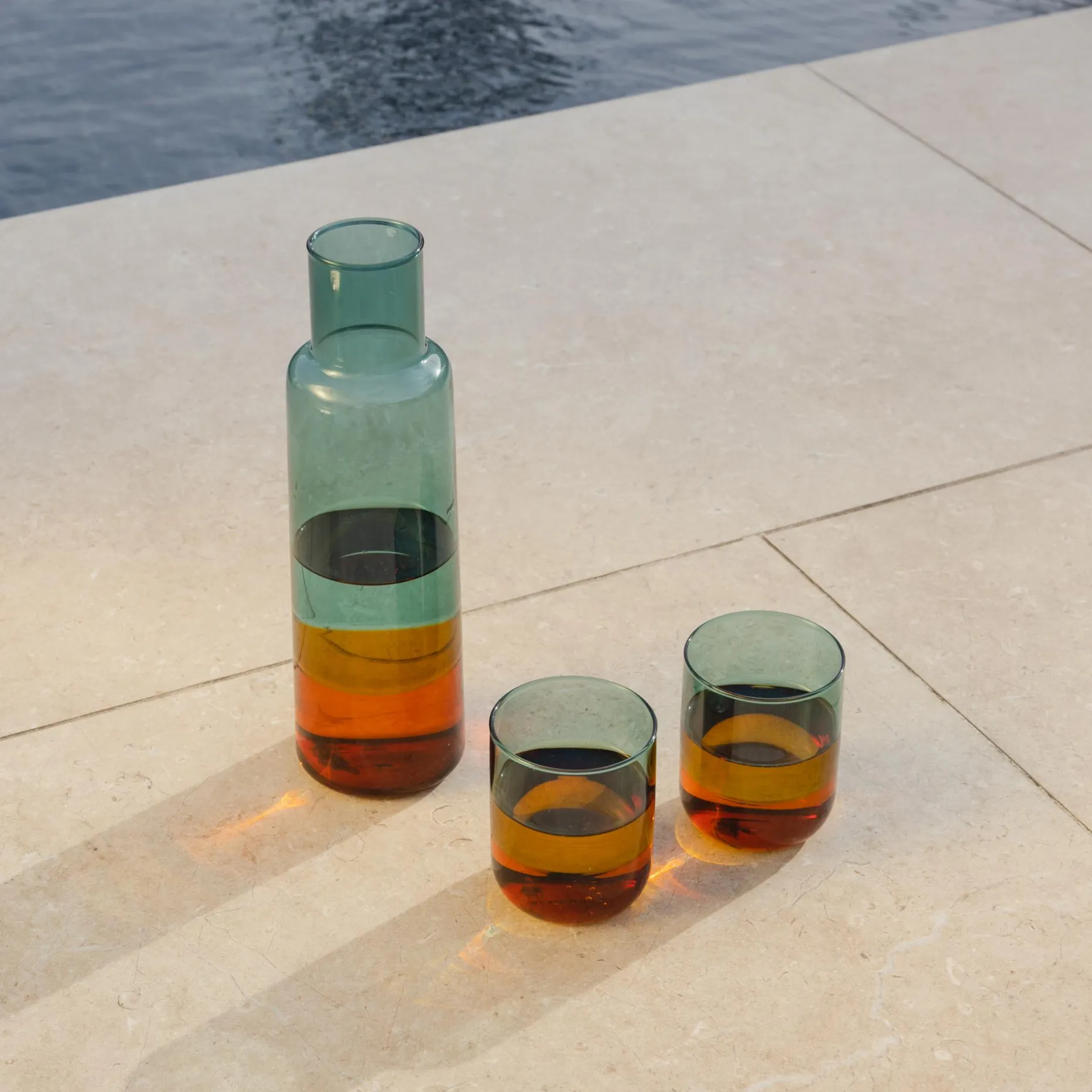 Gläser 'amber', 2er-Set