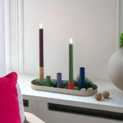 LED Stabkerzen-Set 'Ruka'