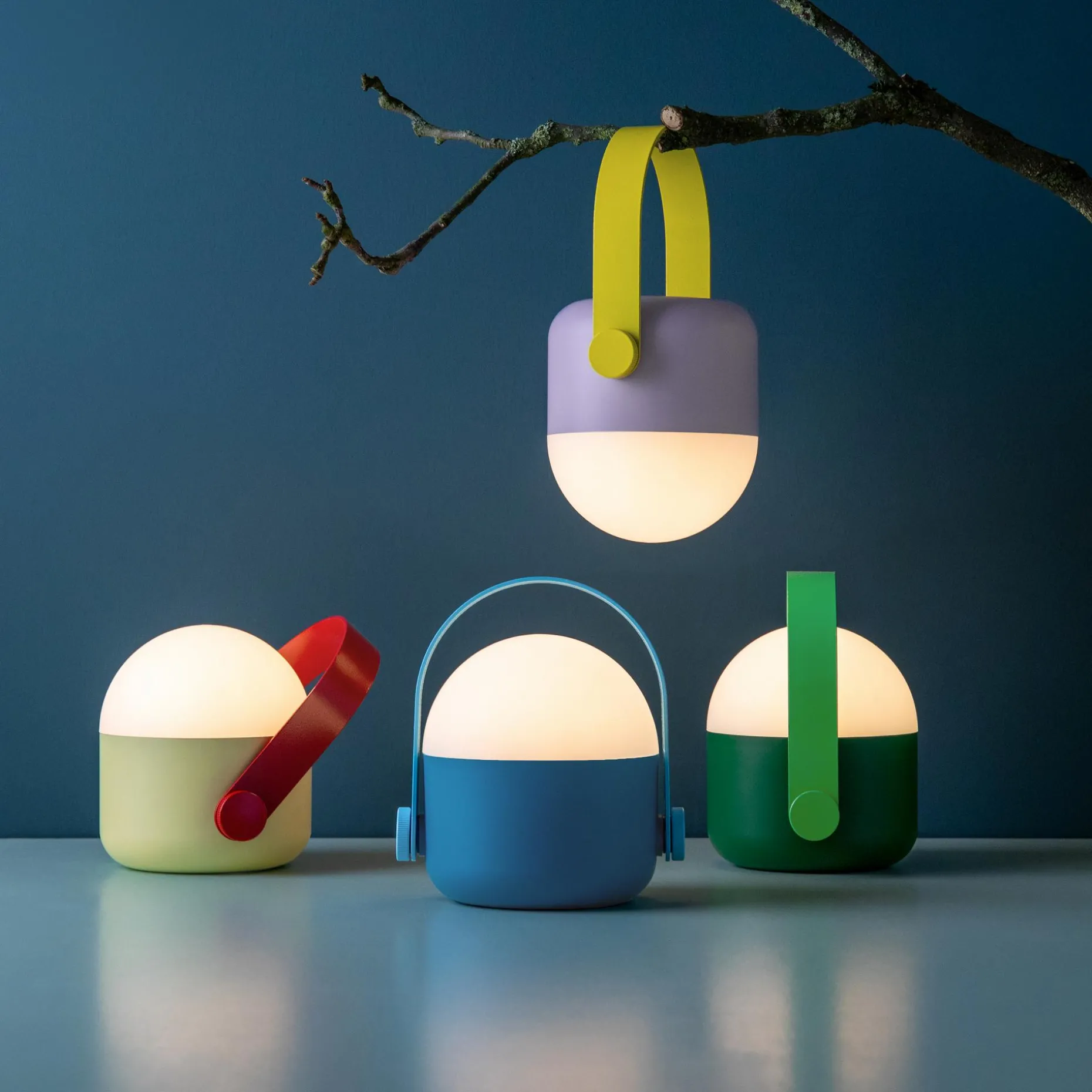 Leuchte Ole blue