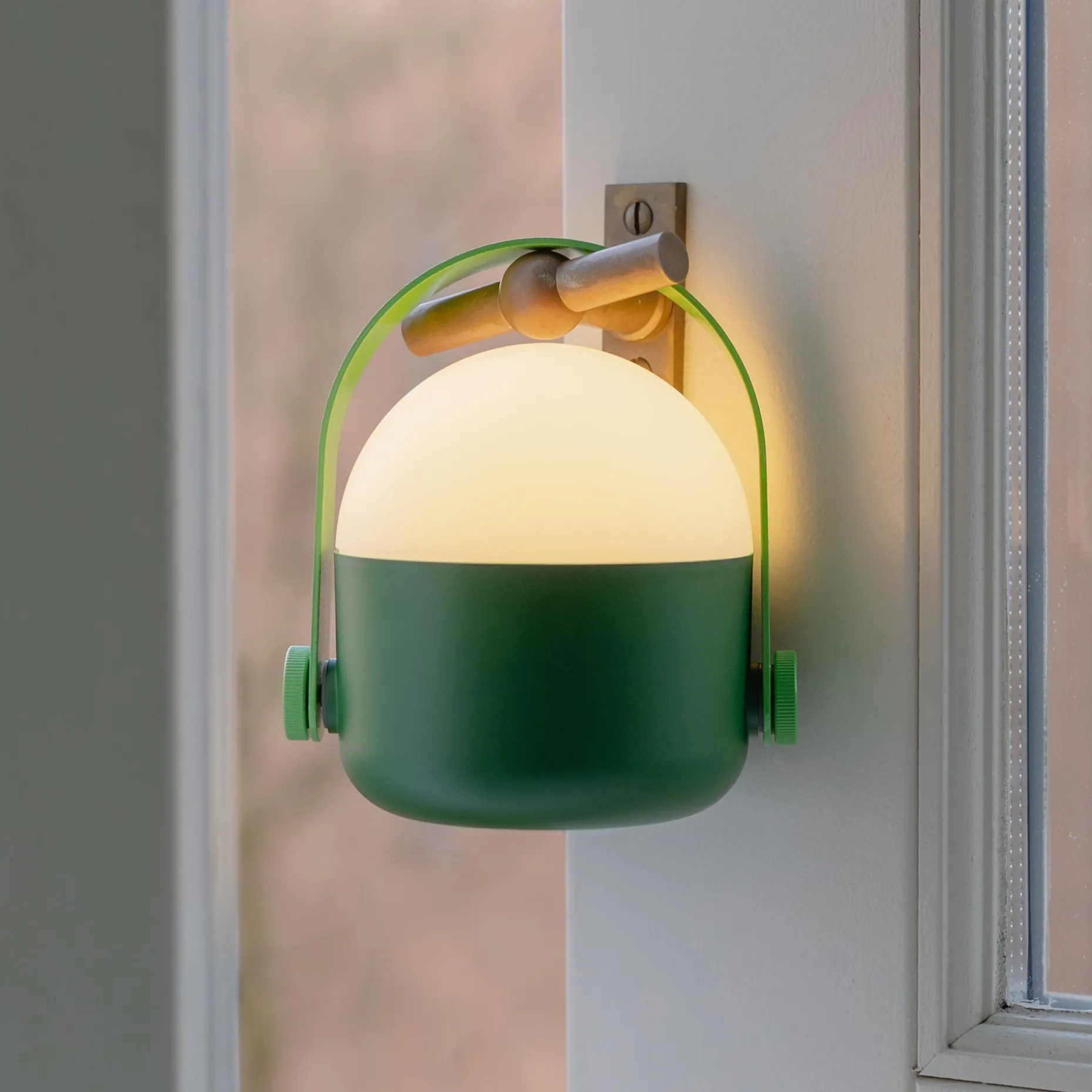 Leuchte Ole green