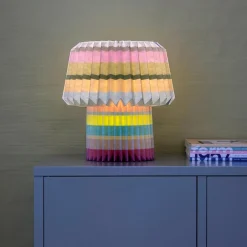 Papierleuchte Anna 'stripes'