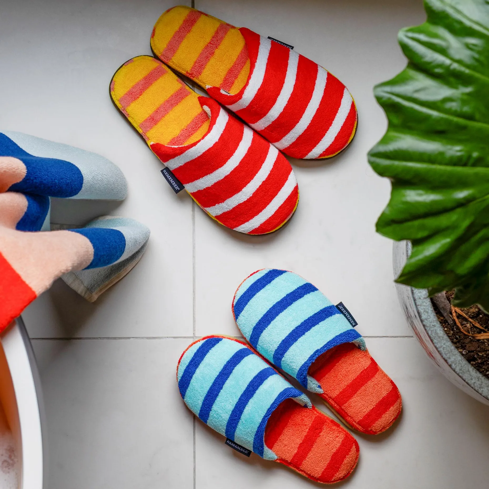 Slipper 'Mello' blue, Gr. 35-39