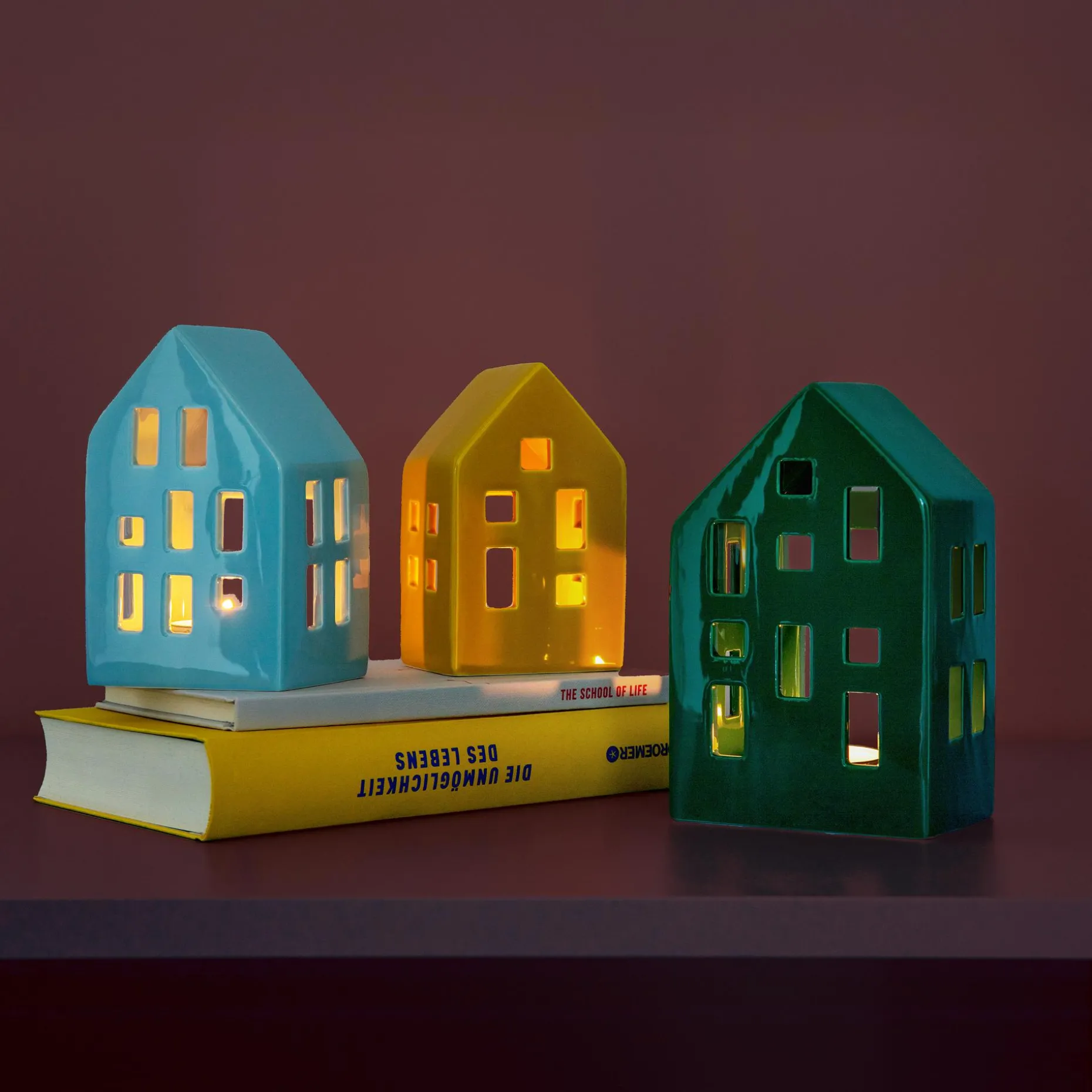 Teelichthaus Nyhavn 'yellow'