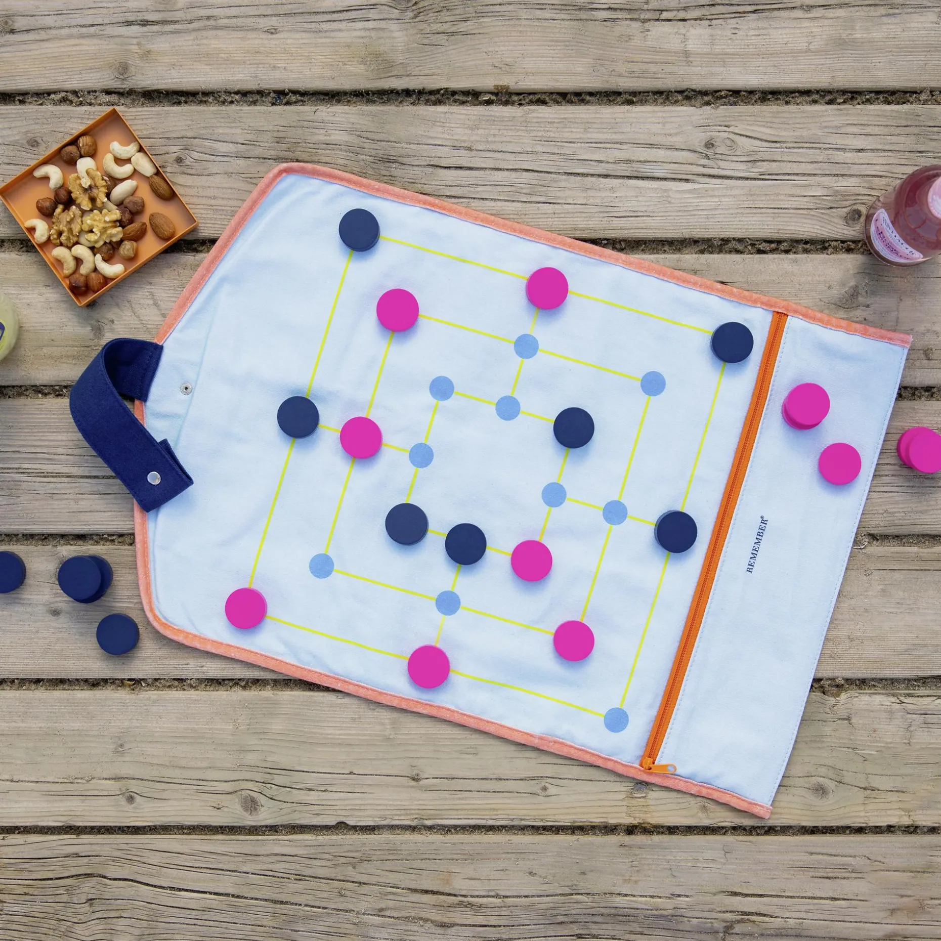 Textiles Brettspiel 'Roll-Up'