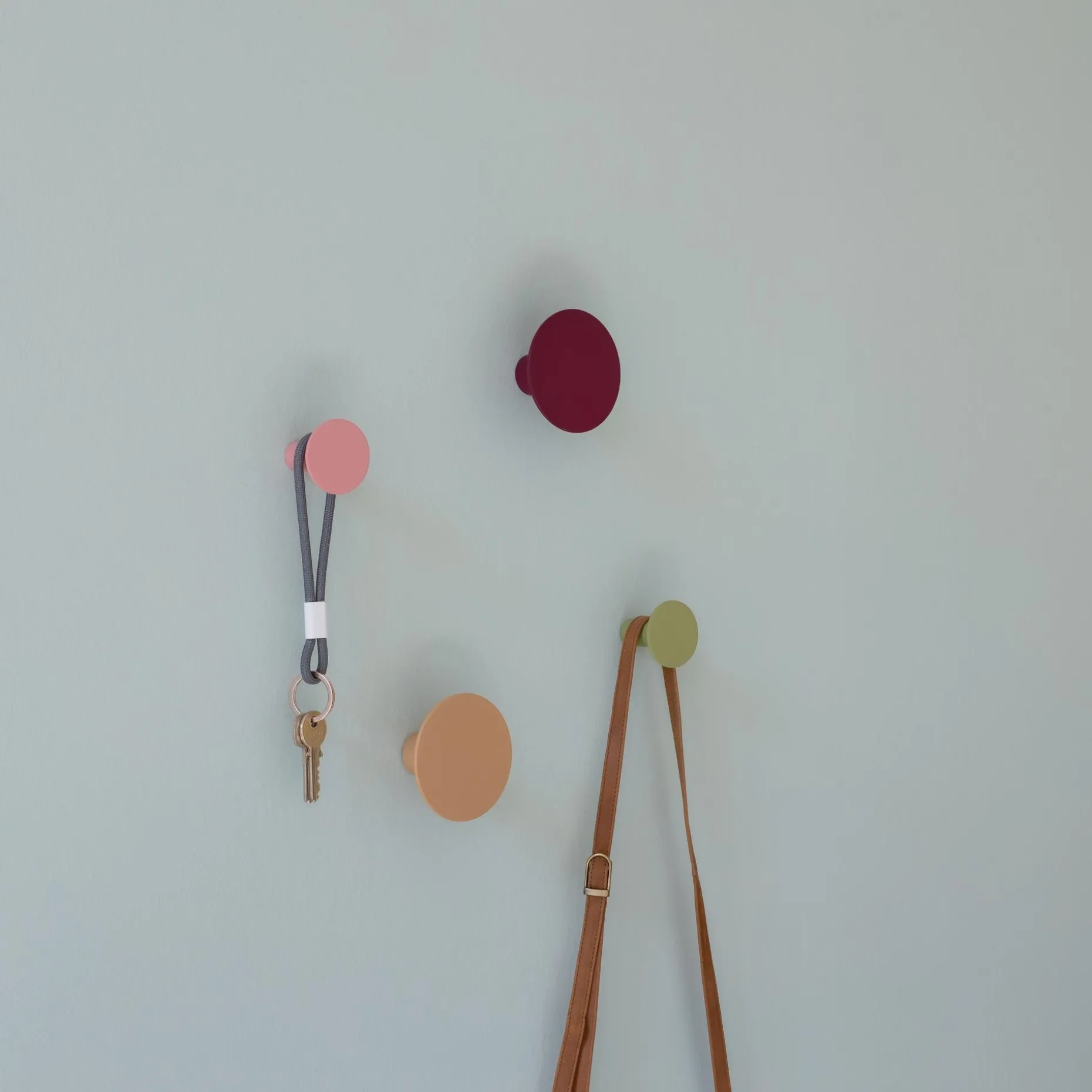 Wandhaken-Set 'Fuchsia', 4-tlg.