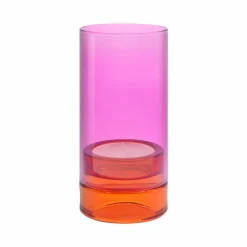 Windlicht 'Lys' pink